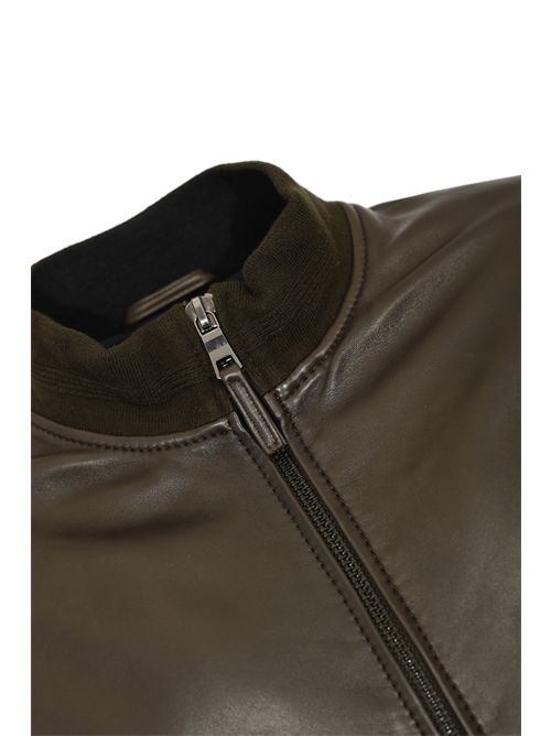 Giacca Derek Seamless in pelle Dark Brown LEATHER AUTHORITY | DEREK SEAMLESS06